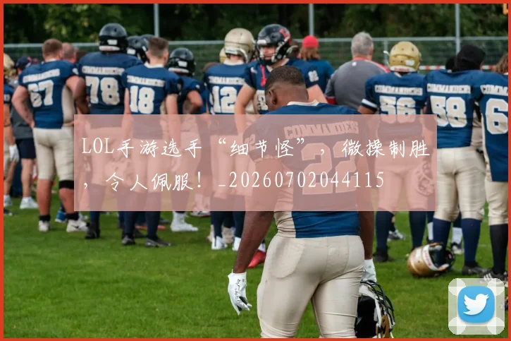 LOL手游选手“细节怪”，微操制胜，令人佩服！_20260702044115